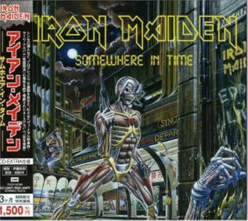 【美品！】　アイアン•メイデン／サムホエア•イン•タイム Iron Maiden / アイアン・メイデン「Somewhere In Time